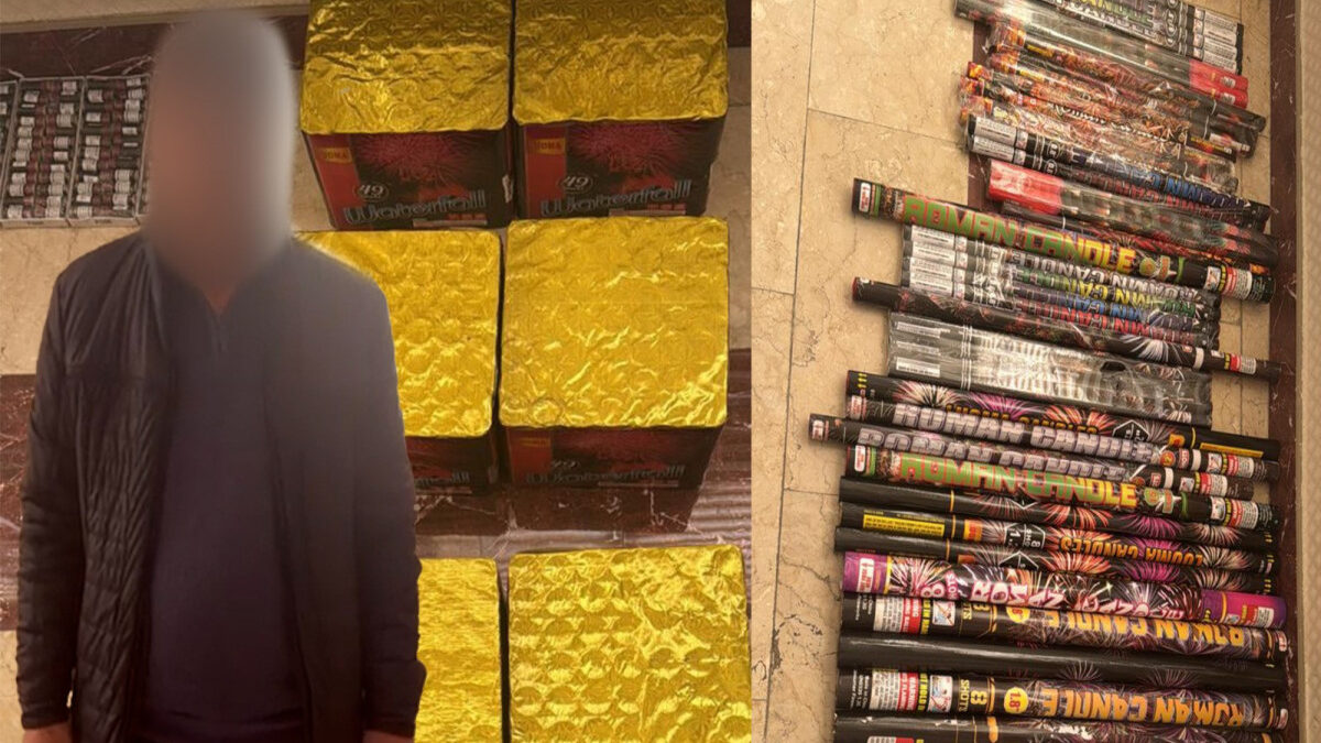 Person selling pyrotechnics detained in Garadagh