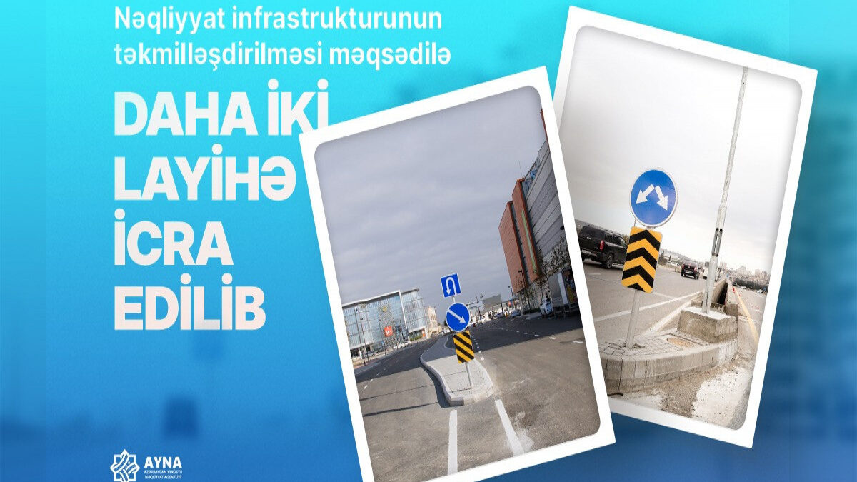 Traffic infrastructure improved on two streets in Baku