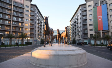 President Ilham Aliyev visits “Baku White City”