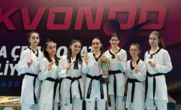 Members of the MES taekwondo team achieved high results