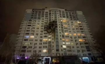 Russian air strike on Kyiv destroys the communal system of the Ukrainian Verkhovna Rada