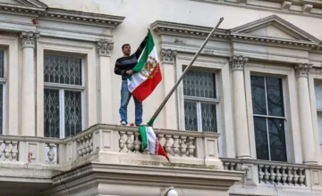 Plaque of Iranian consulate in Milan dismantled