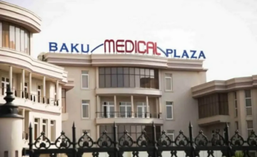 Fire at a famous clinic in Baku