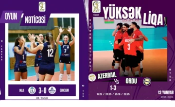 Next matches held in Azerbaijan Championship among women’s and men’s volleyball players