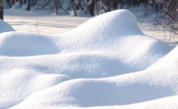 ACTUAL WEATHER: Snow cover has started to melt, wind has intensified