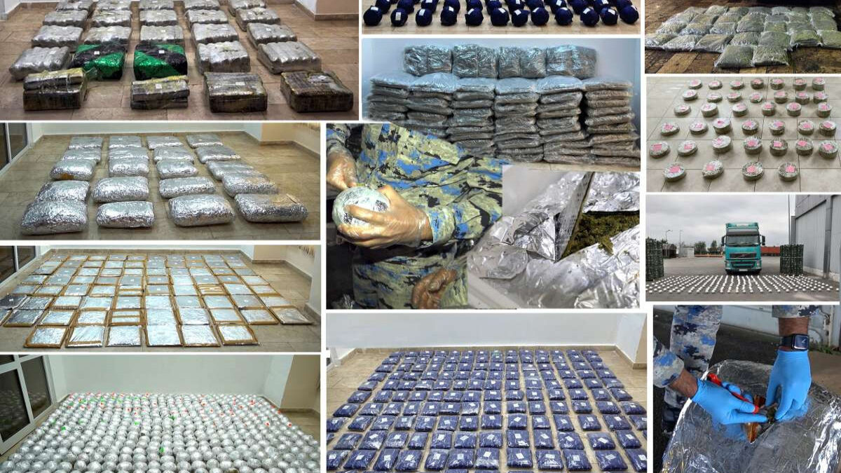 Over 1 ton 824 kilograms of narcotics were withdrawn from illegal circulation last year