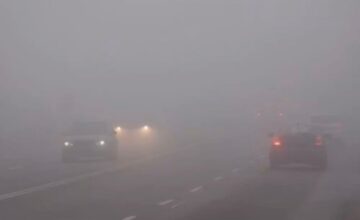 Visibility will be limited on roads – WARNING