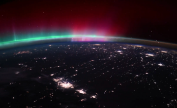 Japanese astronaut captures images of the Northern Lights from space