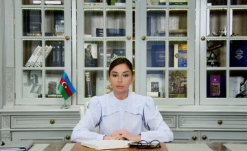 Mehriban Aliyeva shared a post regarding Ilham Aliyev’s participation in the panel session in Davos
