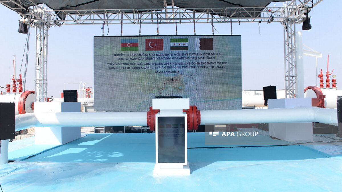 Azerbaijan exported 500 million cubic meters of gas to Syria last year
