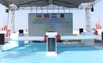 Azerbaijan exported 500 million cubic meters of gas to Syria last year