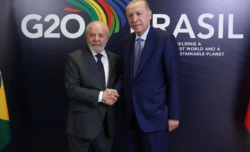 Erdoğan discusses regional and global issues with his Brazilian counterpart