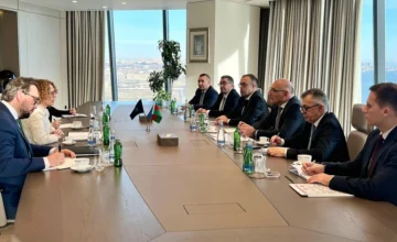 Elchin Amirbayov discusses the Baku-Yerevan peace process with NATO Deputy Secretary General