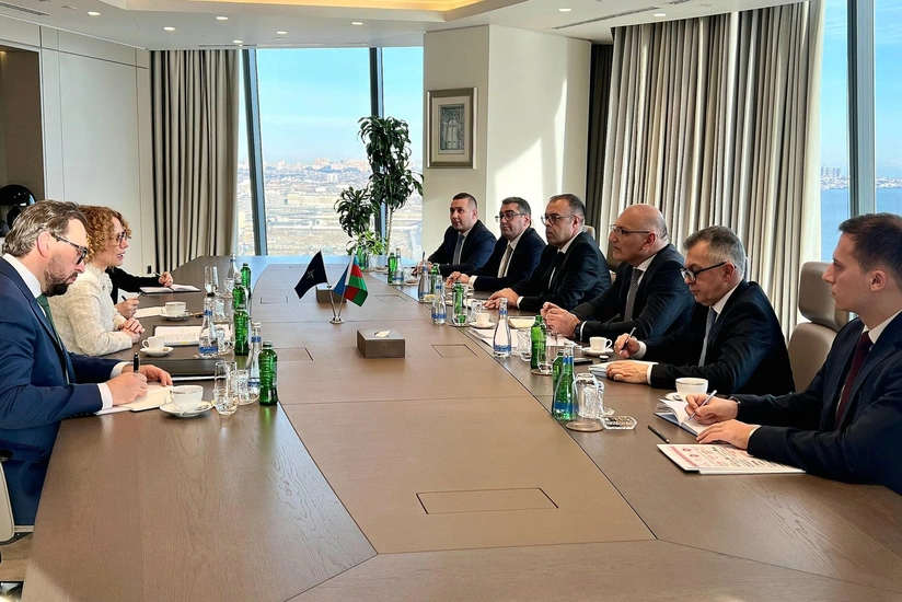 Elchin Amirbayov discusses the Baku-Yerevan peace process with NATO Deputy Secretary General