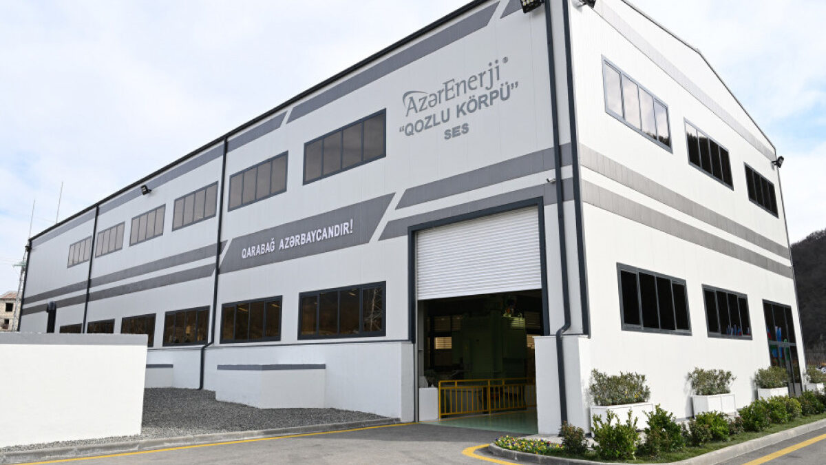 President Ilham Aliyev attends the opening of the “Gozlukorpu” HPP in Aghdara