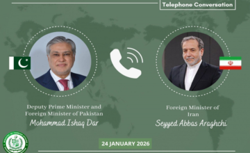 Iranian and Pakistani Foreign Ministers Hold Telephone Conversation