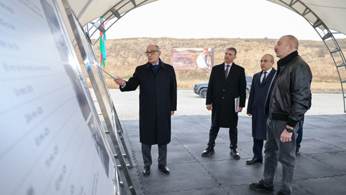 President gets acquainted with the activities of the “Demirli” Ore Processing Complex in Aghdara – UPDATED