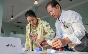 The final round of general elections is held in Myanmar