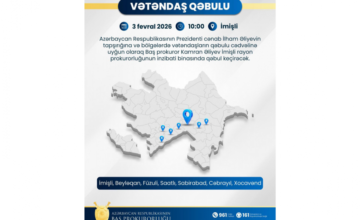 Chief Prosecutor to receive citizens in Imishli