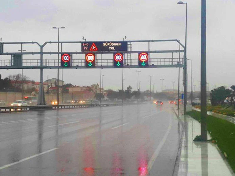 Speed Limit Reduced on This Road in Baku