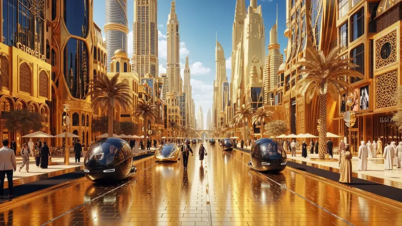 The world’s first gold street to open in Dubai