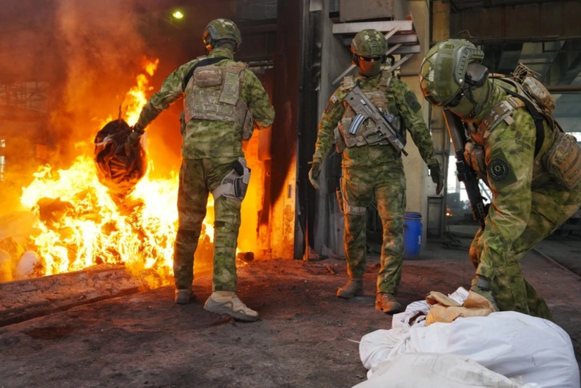 Over 858 kilograms of drugs destroyed in Azerbaijan in 25 criminal cases