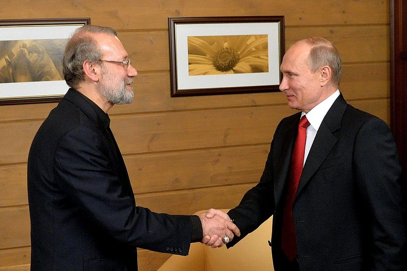 Putin meets with Larijani in the Kremlin