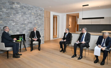 President meets with President for Europe, Middle East and Africa of “Dell Technologies” in Davos