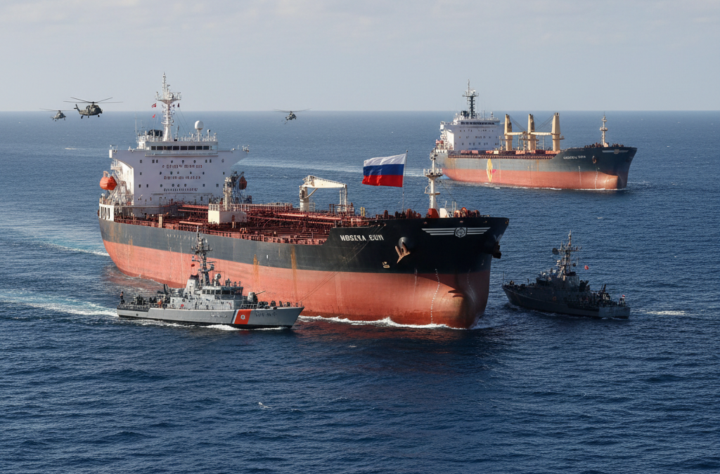 US Seizes Russian Tanker and Vessel Linked to Venezuela
