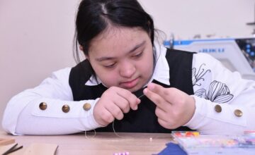 The first vocational class has been organized in a special general education school in the country