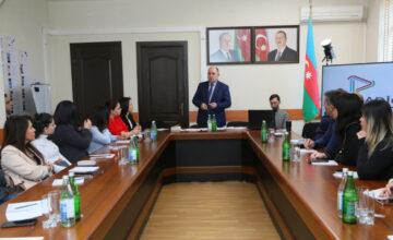 Another training on “Azerbaijani language in the media” was held