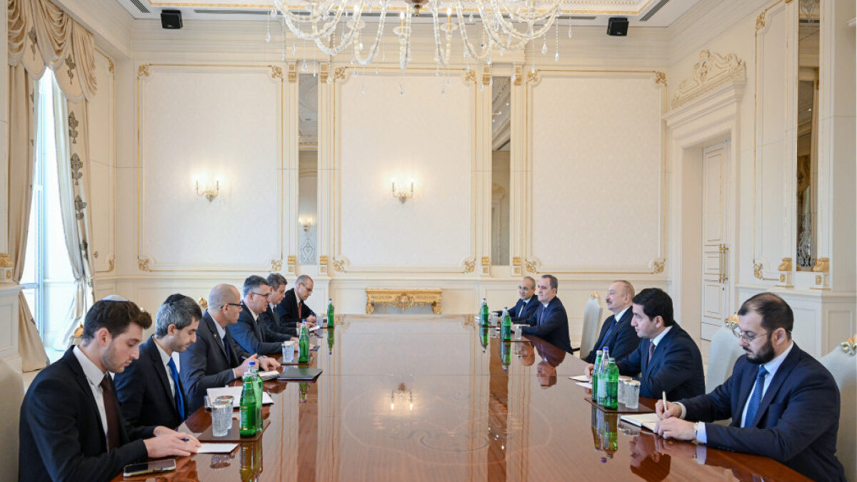 President Ilham Aliyev receives Israeli Foreign Minister