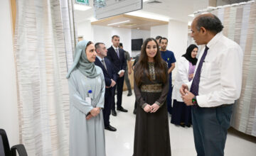 Leyla Aliyeva Visits Cancer Treatment and Research Center in Muscat