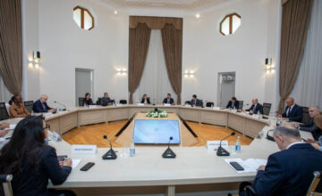 Cooperation opportunities with the World Bank on the “Caspian Sea-Black Sea-Europe Green Energy Corridor” project were discussed