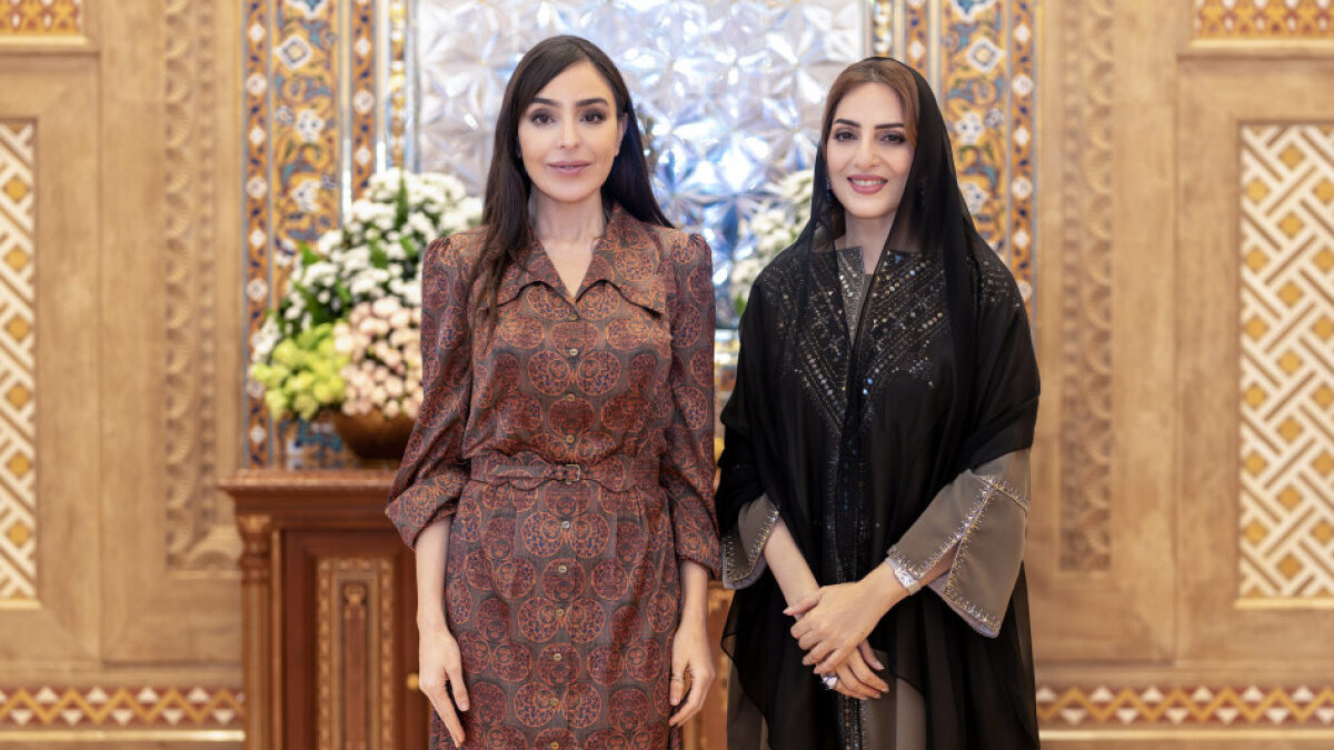 Heydar Aliyev Foundation’s Vice-President meets with the First Lady of Oman