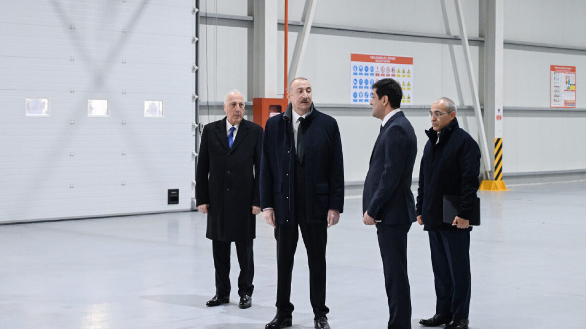 Opening of a cardboard and box packaging production enterprise in Sumgayit Industrial Park