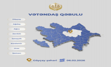 Minister of Justice to receive citizens in Goychay