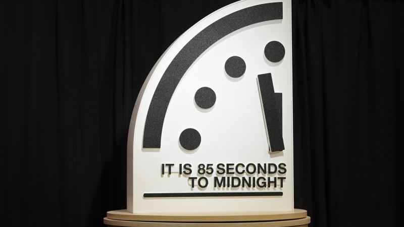 Doomsday Clock stands at 85 seconds to midnight