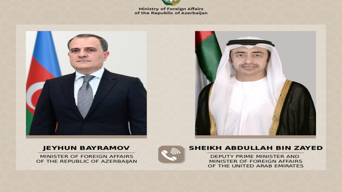 Ceyhun Bayramov Discusses Regional Situation with UAE Foreign Minister