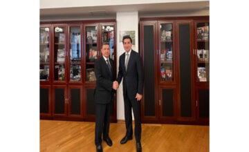 Hikmat Hajiyev discusses strategic cooperation with the Ambassador of Turkmenistan