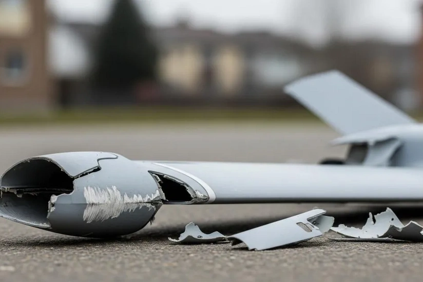 Unknown UAV falls on the territory of a military unit in Poland