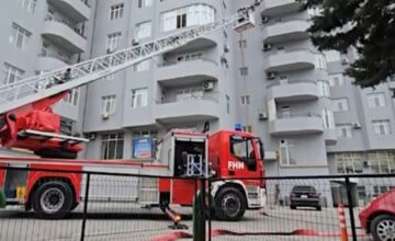 The State Fire Protection Service of the Ministry of Emergency Situations conducted training in a residential complex – VIDEO