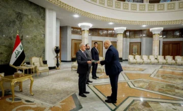Azerbaijani Ambassador presents his credentials to the President of Iraq