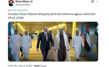 Video on President’s social media account about his working visit to the UAE – VIDEO