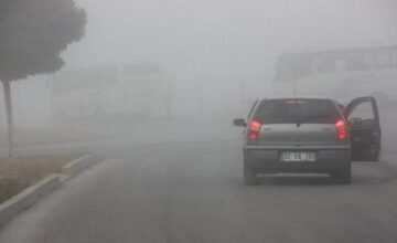 Visibility will be limited on roads tomorrow