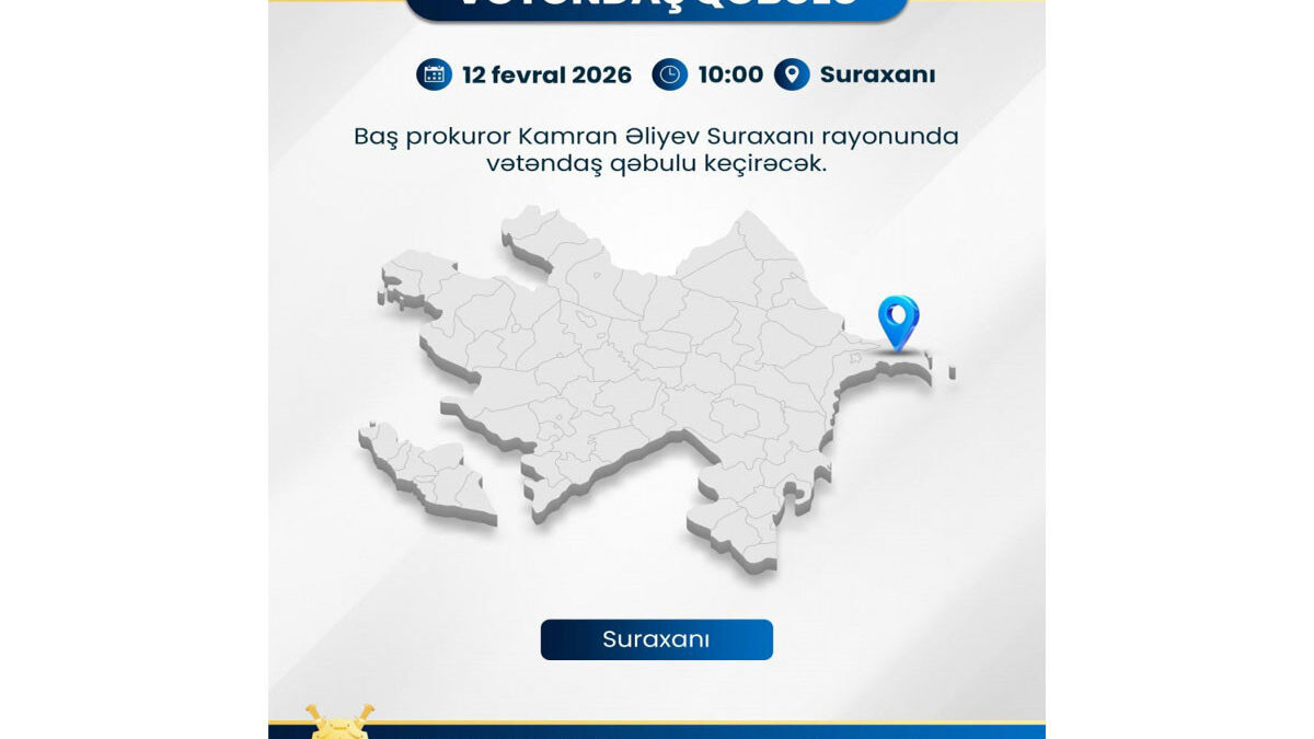 Chief Prosecutor to hold reception in Surakhani