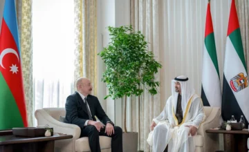 Ilham Aliyev met with the President of the United Arab Emirates in Abu Dhabi