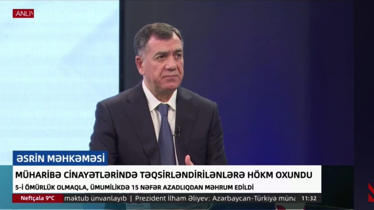 Gudrat Hasanguliyev interviewed by REAL TV