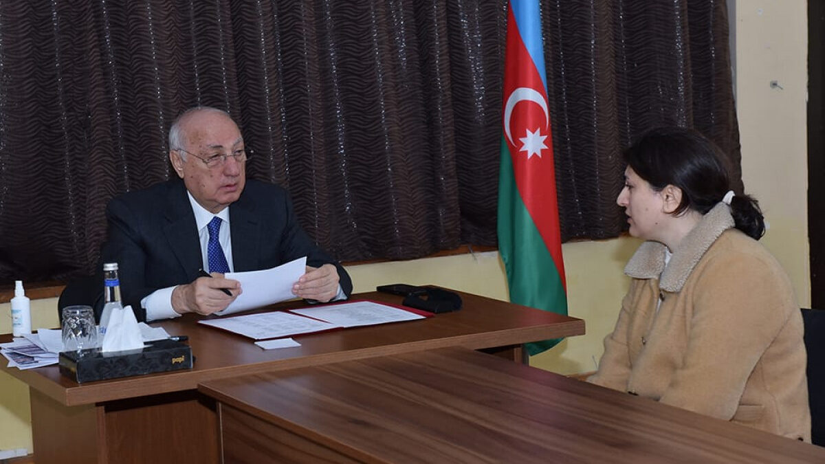 Zakir Farajov held the next mobile reception