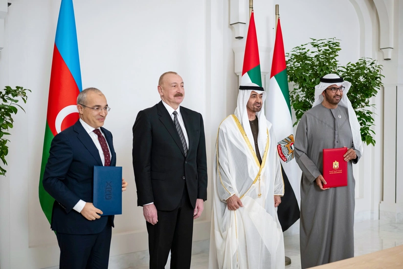 Documents on energy and defense signed between Azerbaijan and the UAE